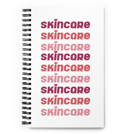 Skincare Spiral Notebook