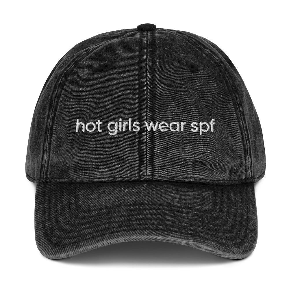 Hot Girls Wear SPF Hat